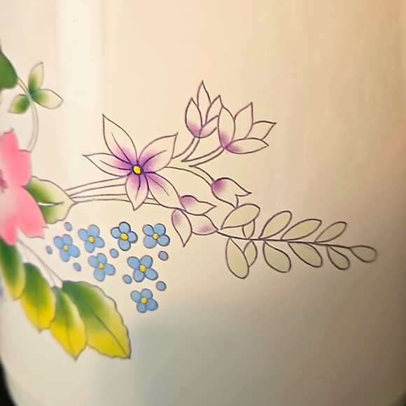 Vintage Phoenix Insulated Coffee Tea Thermal Server Vacuum Carafe Primary Flower - Picture 6 of 15